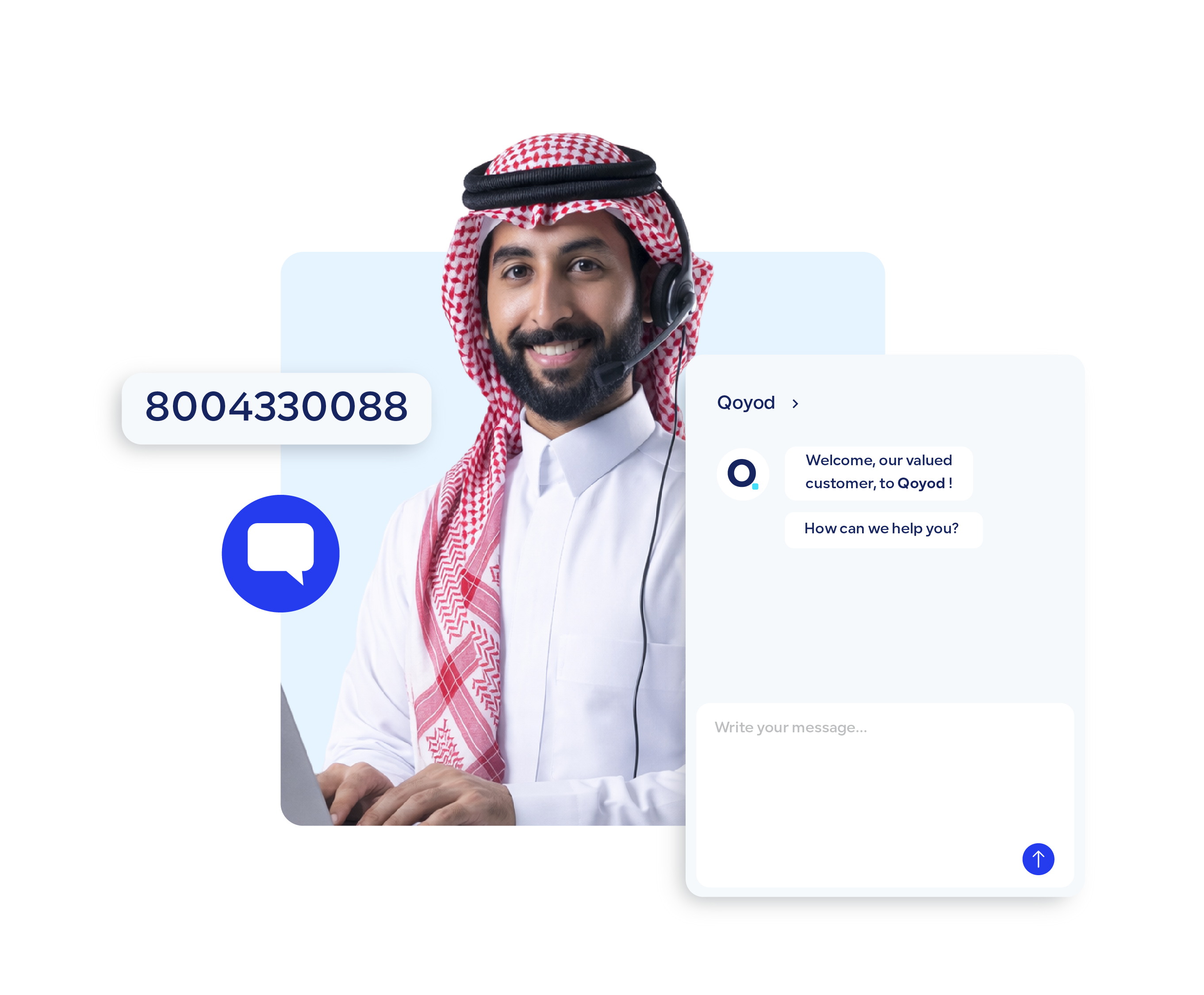Qoyod's support team is available around the clock to help you set up e-invoicing