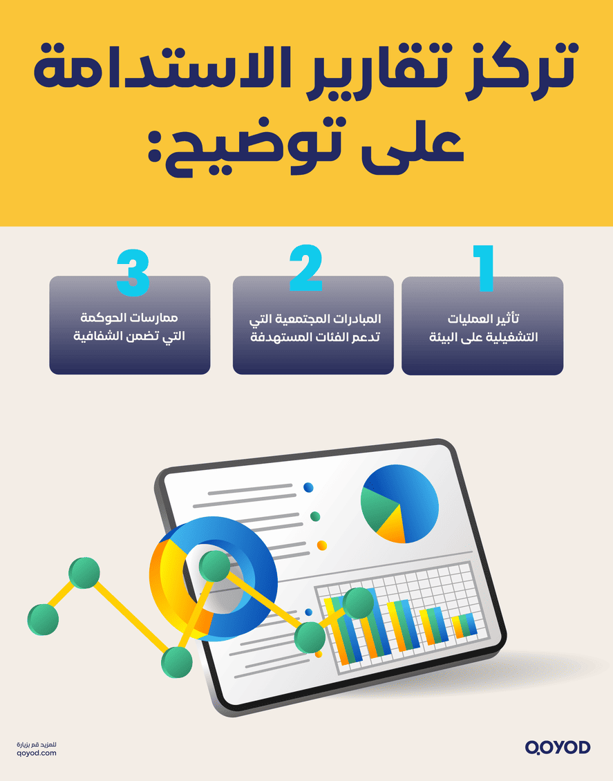 تركز تقارير الاستدامة على توضيح تقارير الاستدامة: دليل شامل لإعداد تقارير ESG بفعالية وشفافية | قيود تقارير ESG