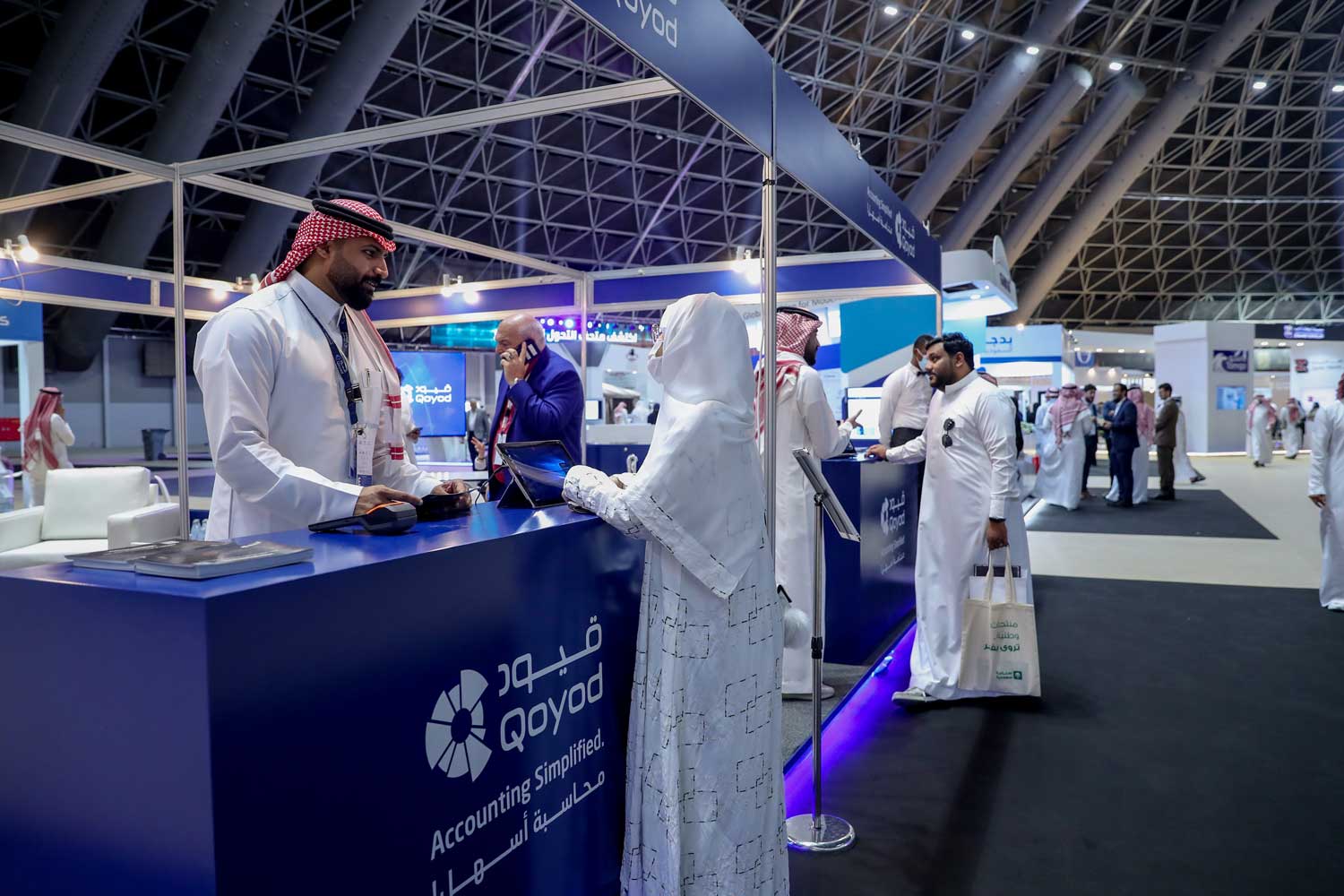 Hajevent3 قيود في معرض خدمات الحج والعمرة 2022 بجدة | قيود جناح قيود في معرض الحج والعمرة 2022