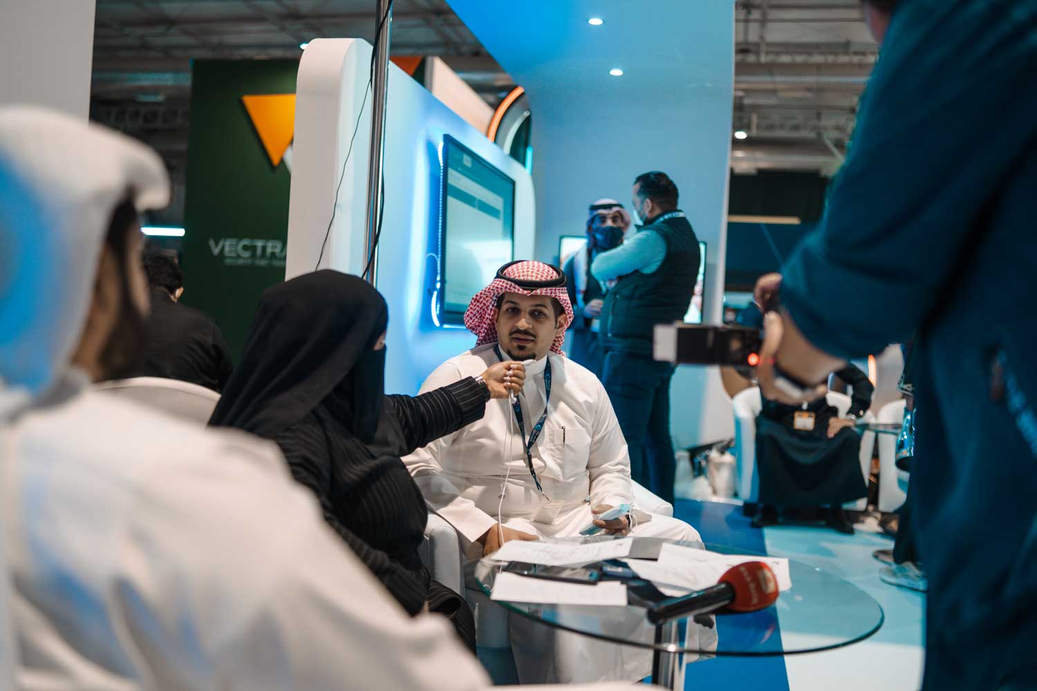 leap event7 قيود راعٍ فضي لمؤتمر ليب 2023 التقني العالمي | قيود جناح قيود خلال مؤتمر ليب 2023
