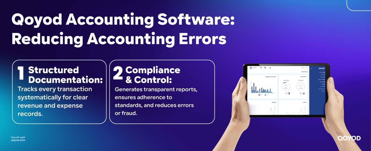 Qoyod Accounting Software Reducing Accounting Errors Major Accounting Errors: Global Lessons & Qoyod Solutions | Qoyod Qoyod Accounting Software Reducing Accounting Errors