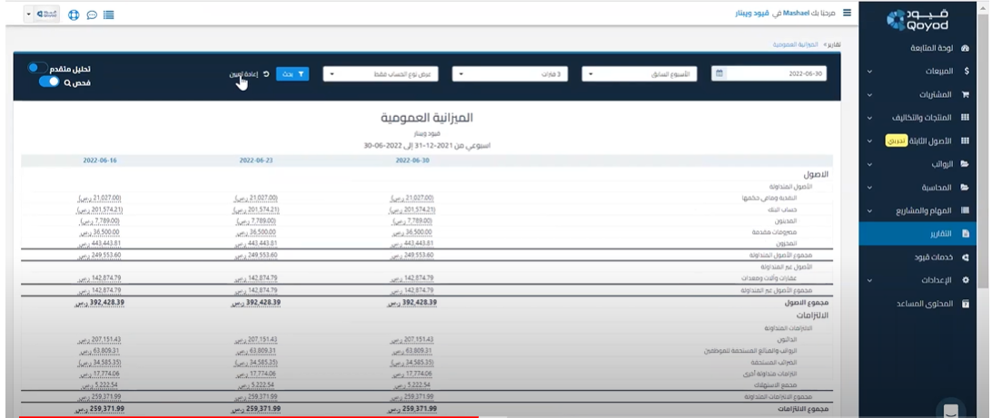 image21 قائمة المركز المالي: مفهومها، عناصرها، أمثلة عليها | قيود قائمة المركز المالي - برنامج قيود