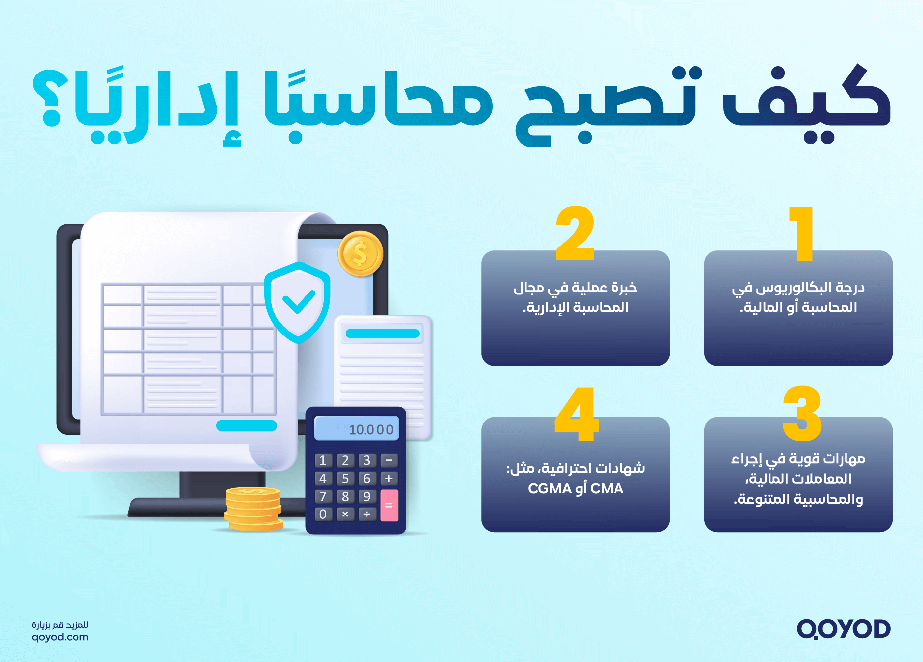 كيف تصبح محاسبًا إداريًا؟ 1 المحاسب الإداري: من هو؟ وما هي مسؤولياته الرئيسية في الشركات | قيود كيف تصبح محاسبًا إداريًا؟