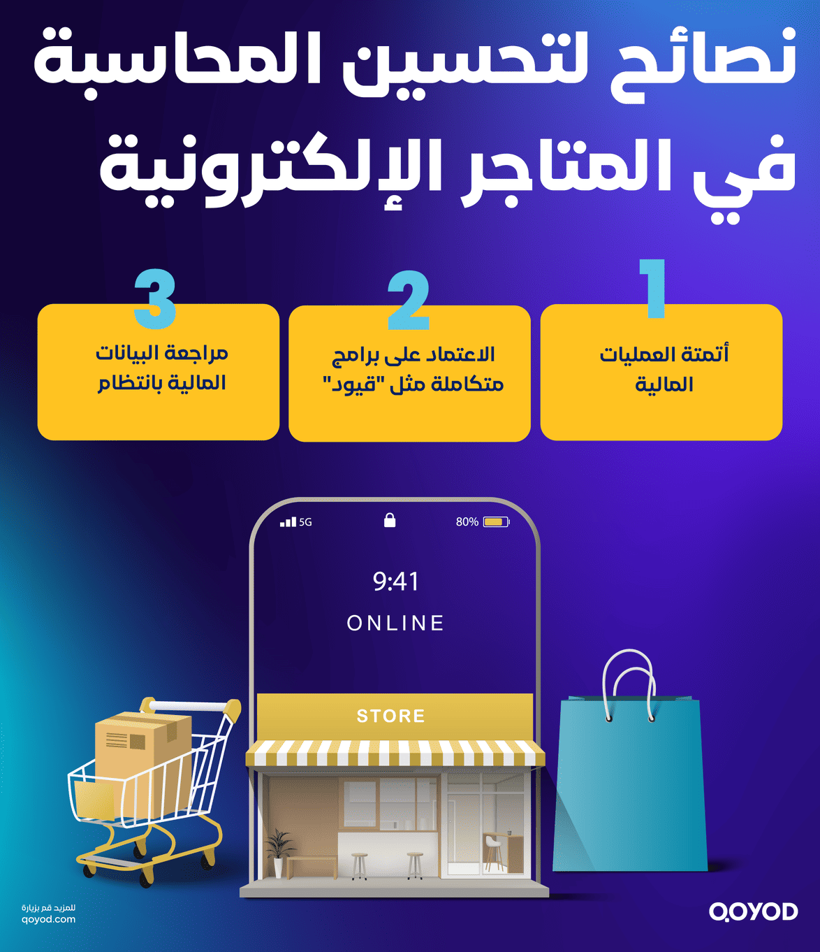 نصائح لتحسين المحاسبة في المتاجر الإلكترونية