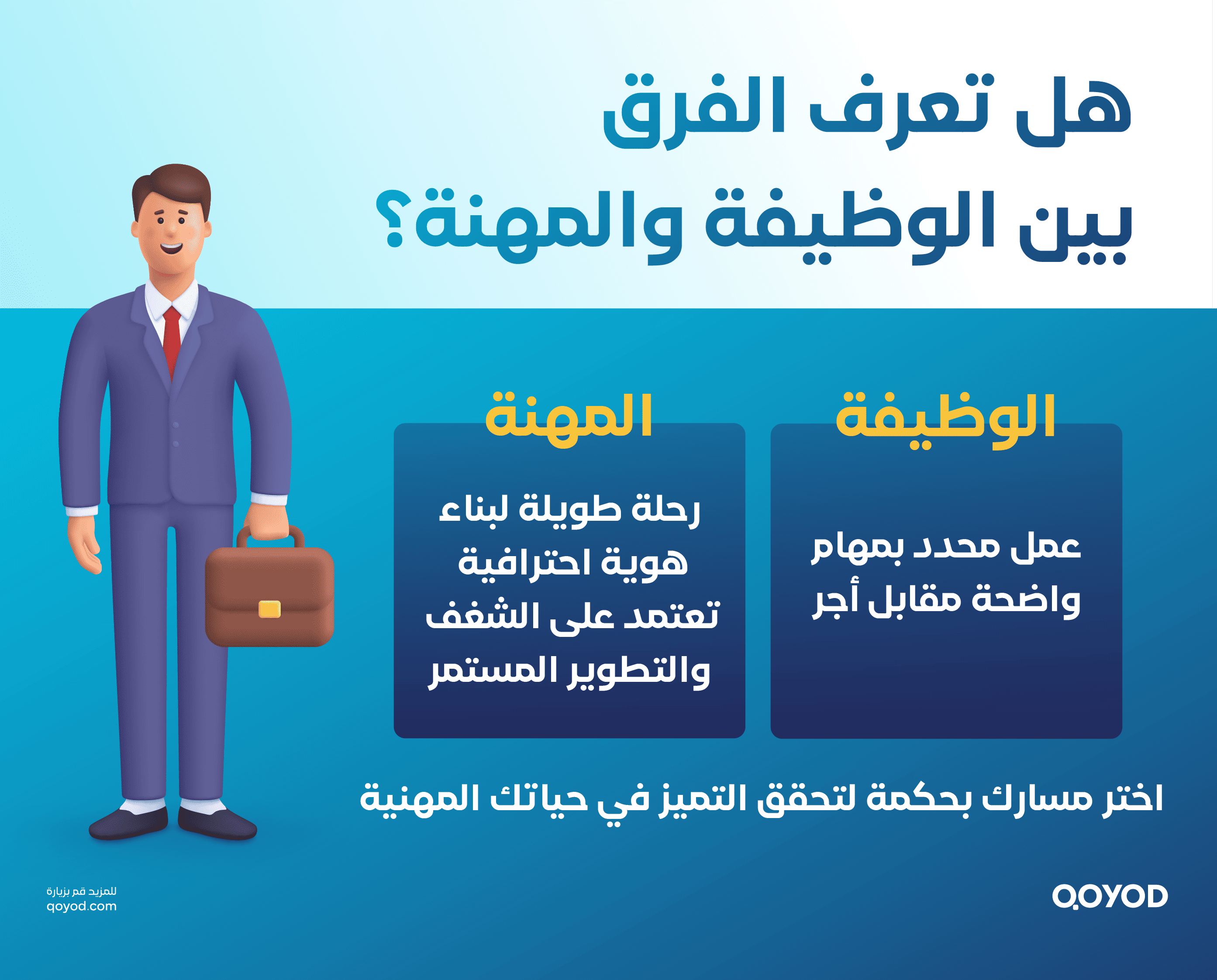 هل تعرف الفرق بين الوظيفة والمهنة؟ الفرق بين الوظيفة والمهنة: دليل شامل لبناء مسيرة مهنية ناجحة | قيود الفرق بين الوظيفة والمهنة